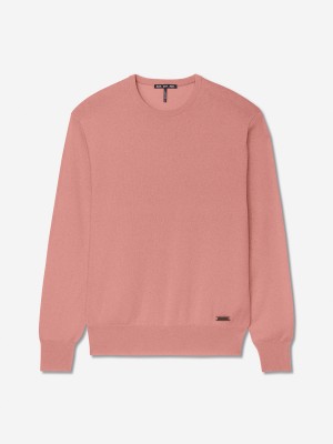 Ash Rose Sun Day Red 3D Tour Cashmere Crew | 438DPQJWO