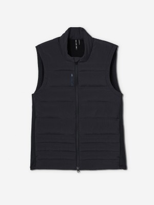 Black Sun Day Red Insulated Grid Vest | 479VNLZIO