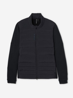 Black Sun Day Red Insulated Grid Jacket | 097SVJRNZ