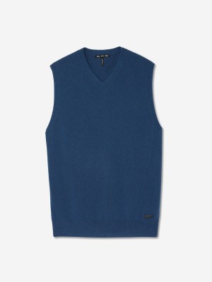 Deep End Sun Day Red 3D Tour Cashmere Vest | 479DACOEY