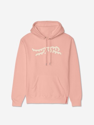 Light Pink/Cream Sun Day Red Luare Chain Stitch Hoodie | 347OXSFVZ