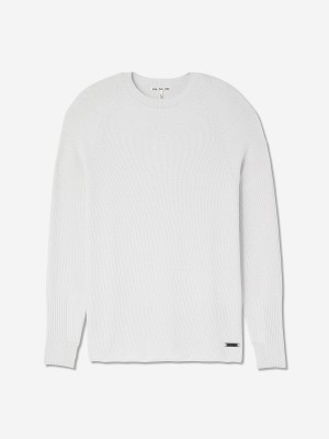 Moon Sun Day Red 3D Knit Weather Crew | 245OBHTJQ