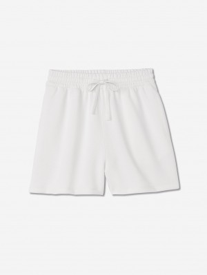 White Sun Day Red Luxe Lounge Shorts | 052NKQOAJ